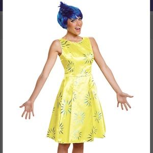 Deluxe Adult Inside Out Costume: Joy